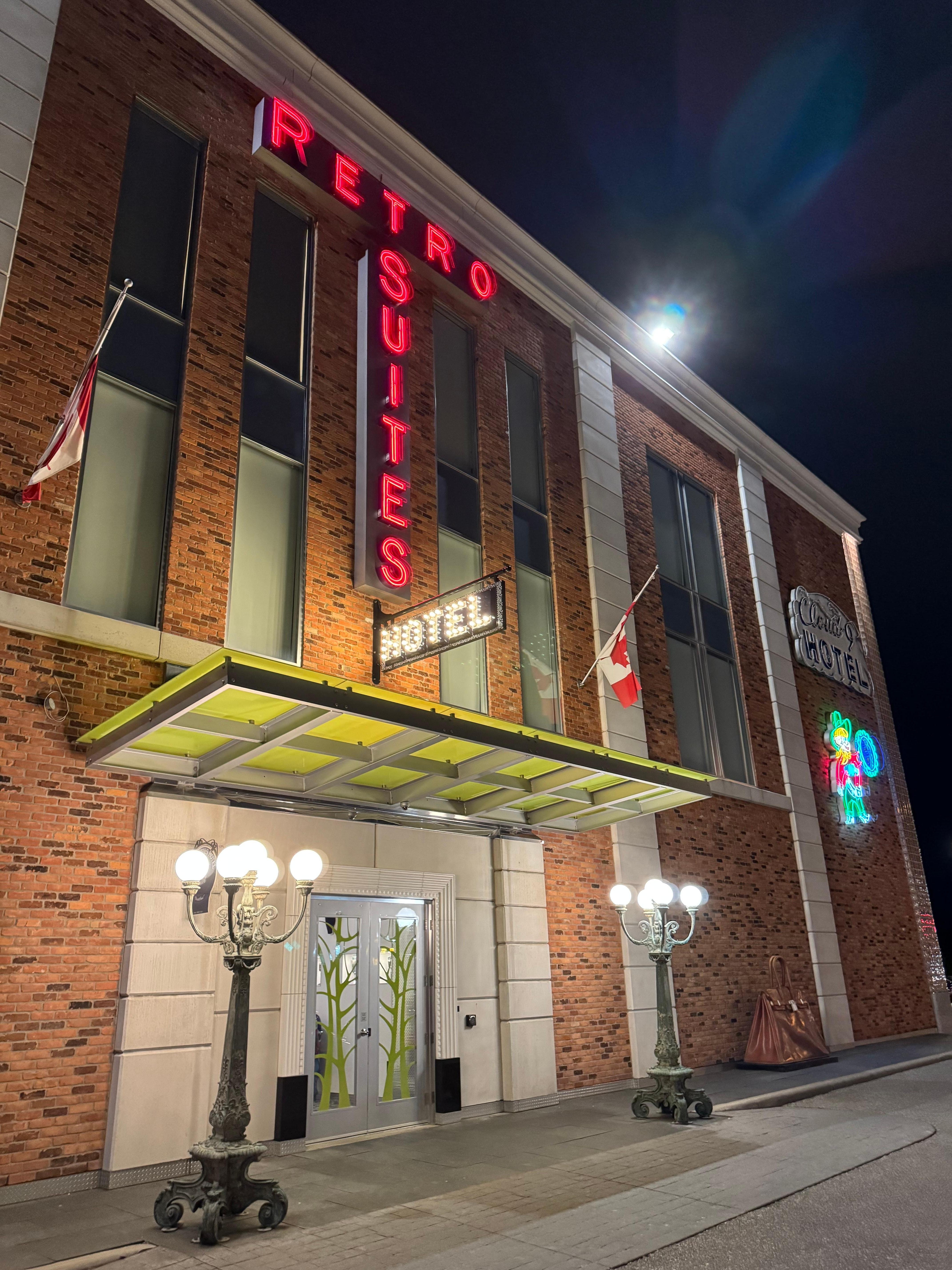 Entrance from the parking lot