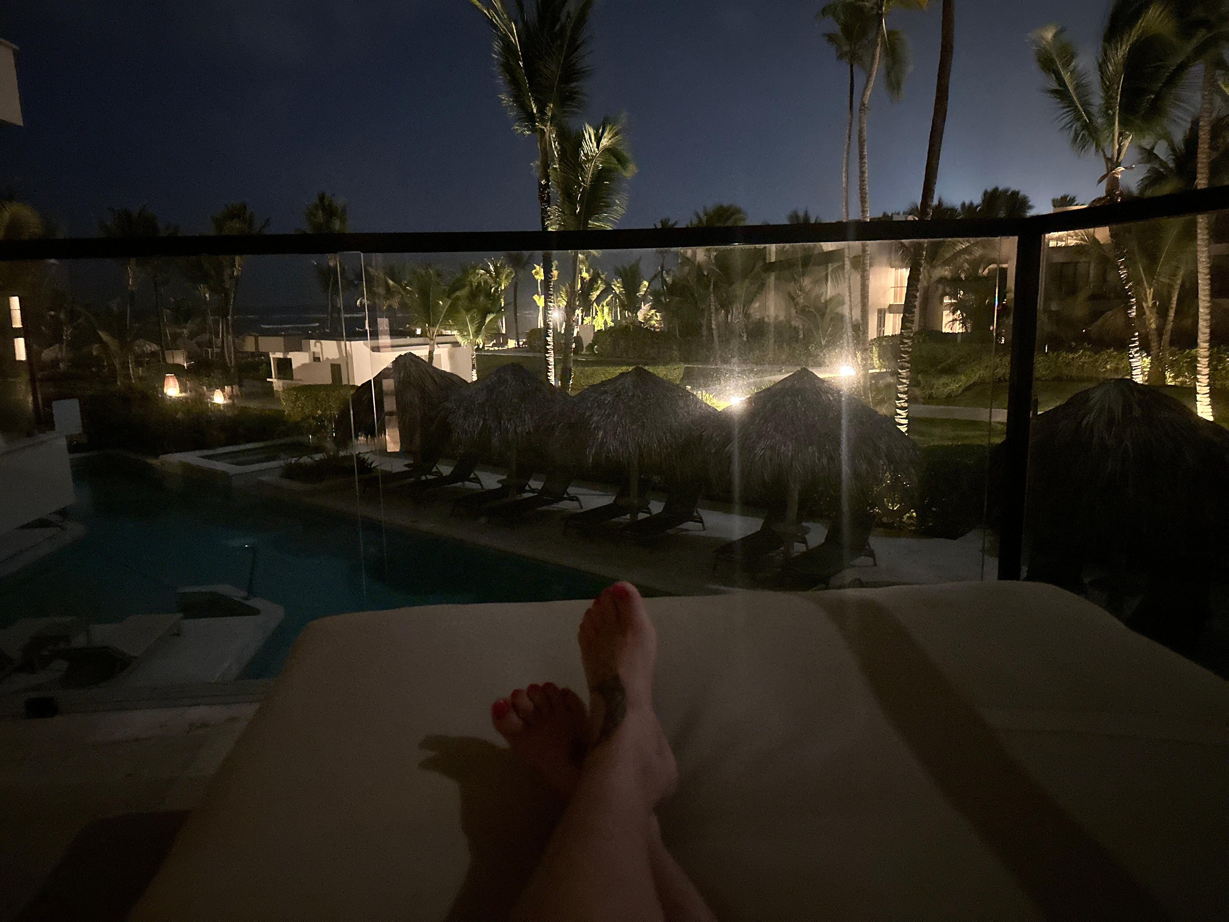 My view from my patio suite 