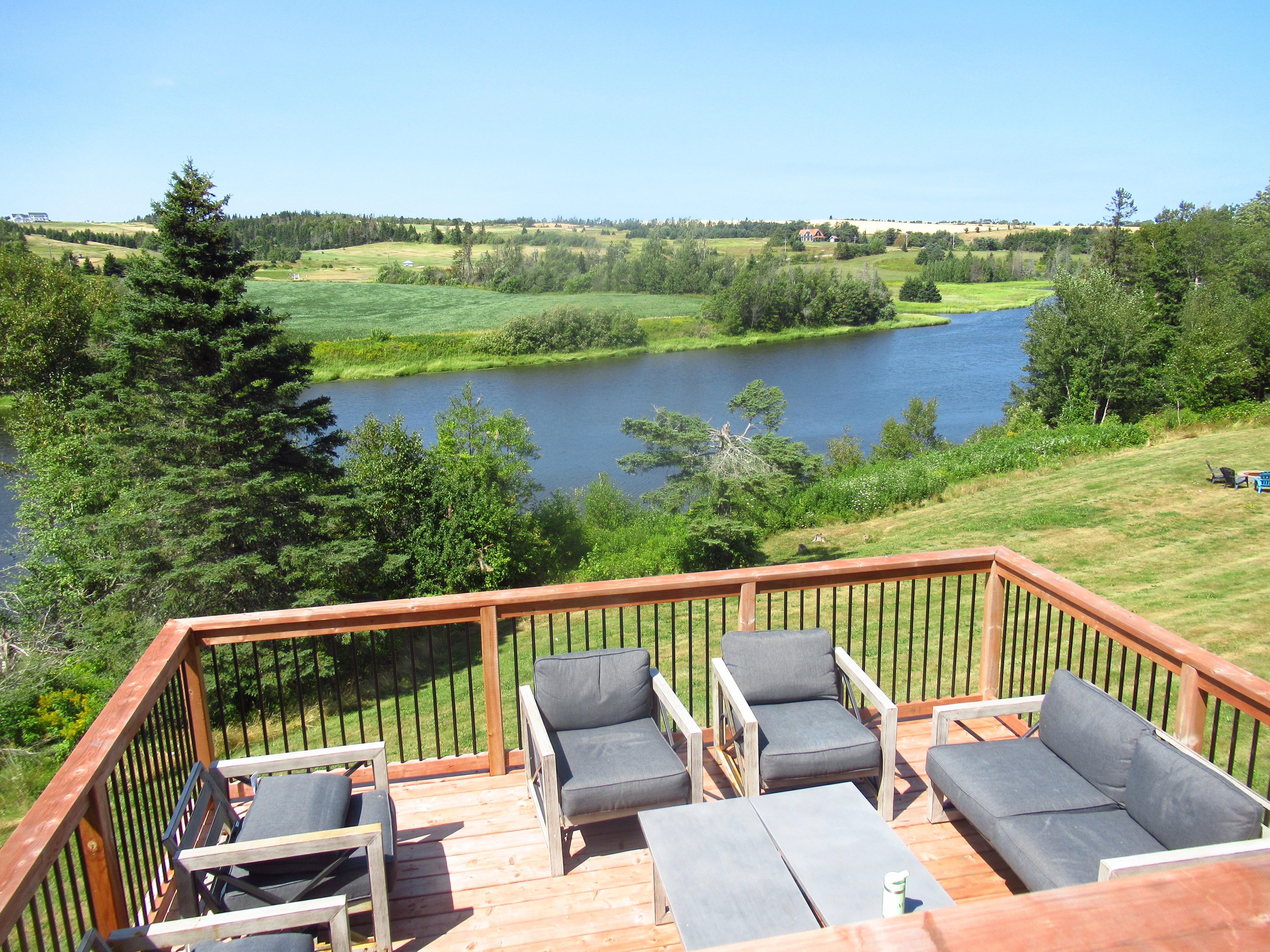 Clyde River view from the deck