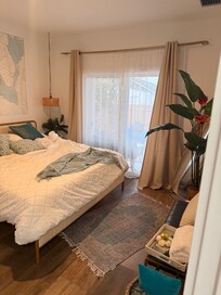 Primary bedroom has walk-in closet and large full bath