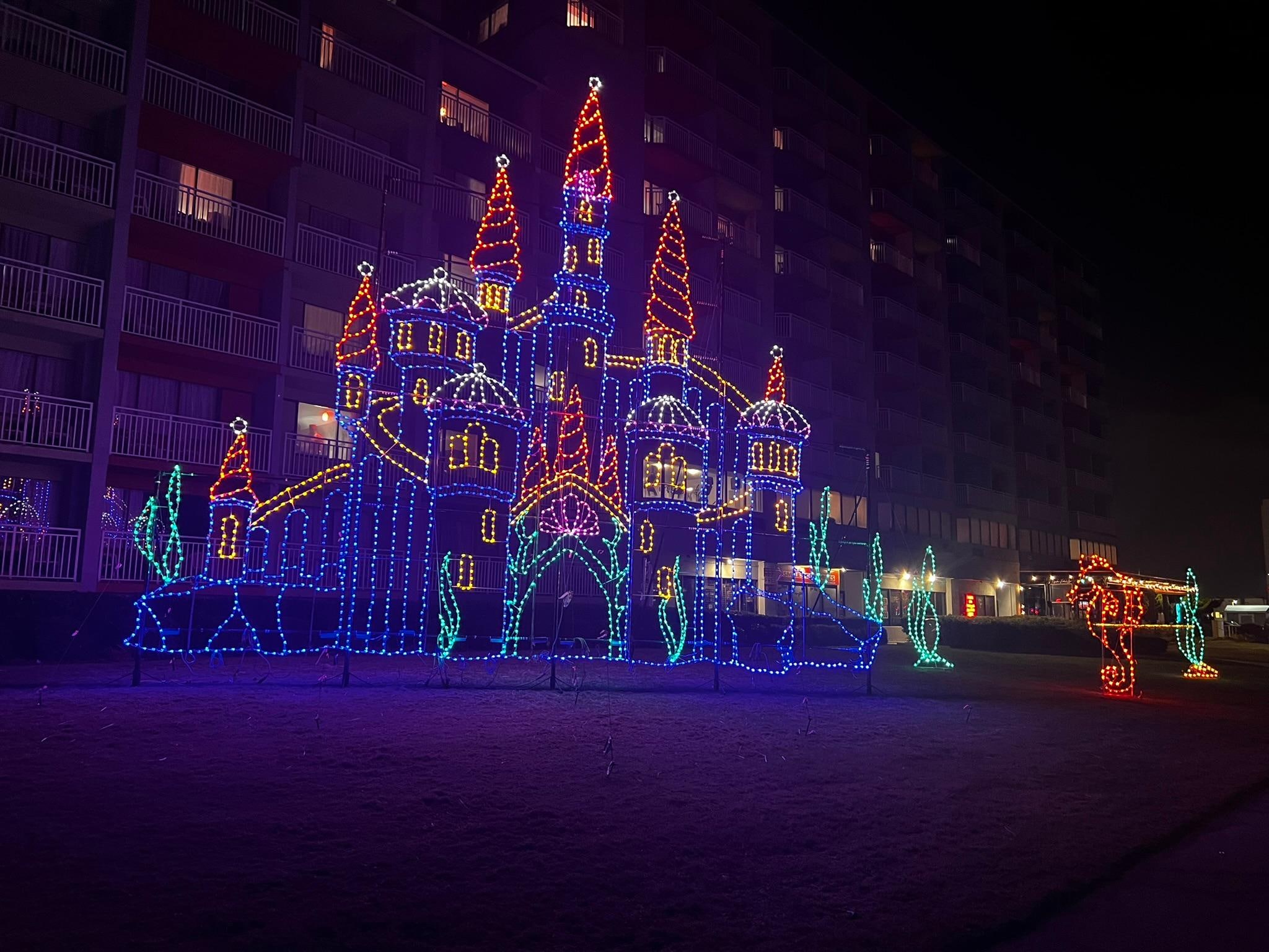 Behind the hotel walking on the beach. Beautiful view.