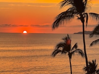 Sunset from the balcony