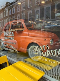 Shop window near the apartment