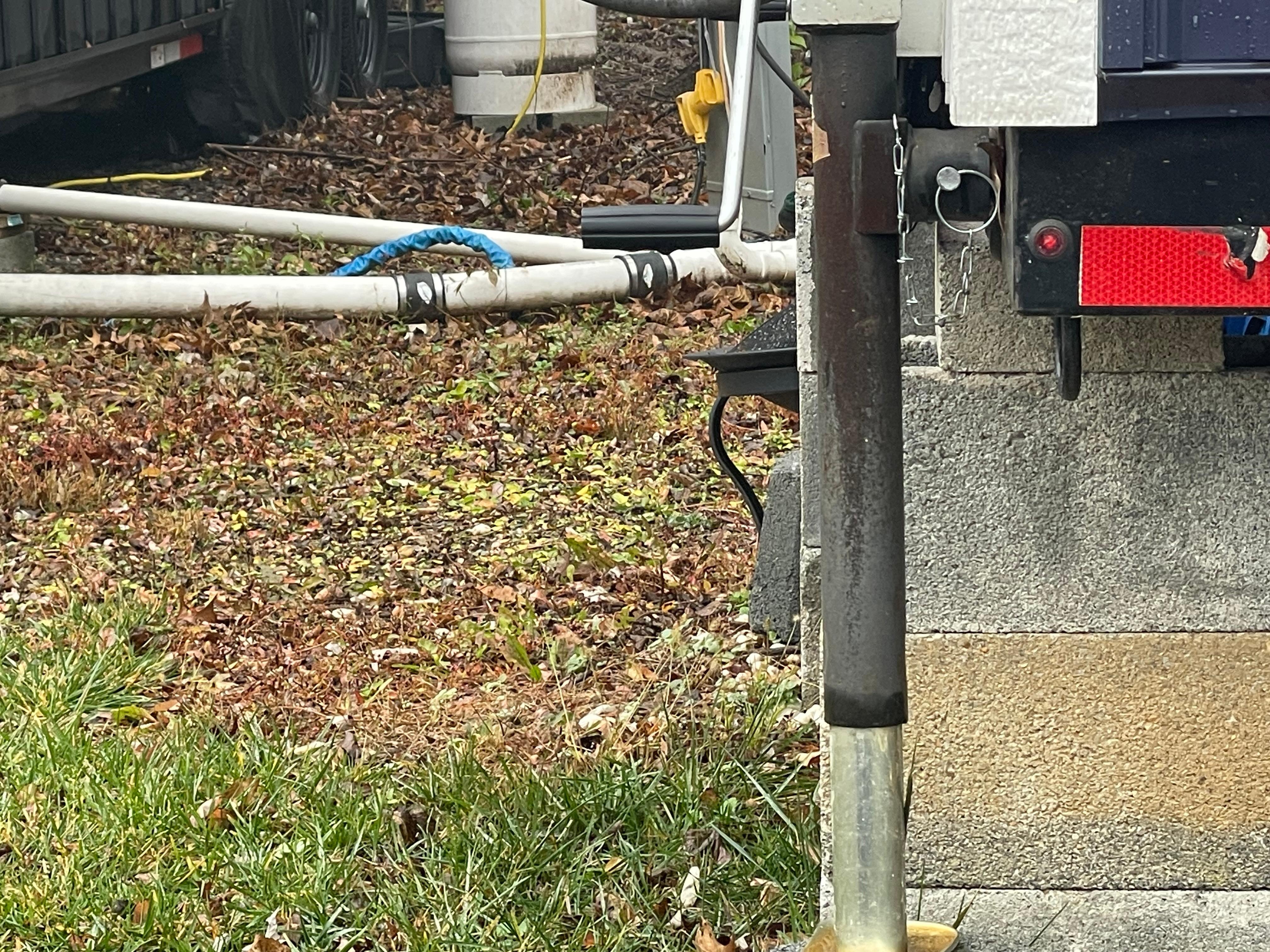 Sewage lines seen on all units.