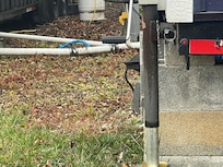 Sewage lines seen on all units.