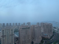 View from 34th floor room (no balcony)