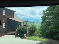 View from driveway