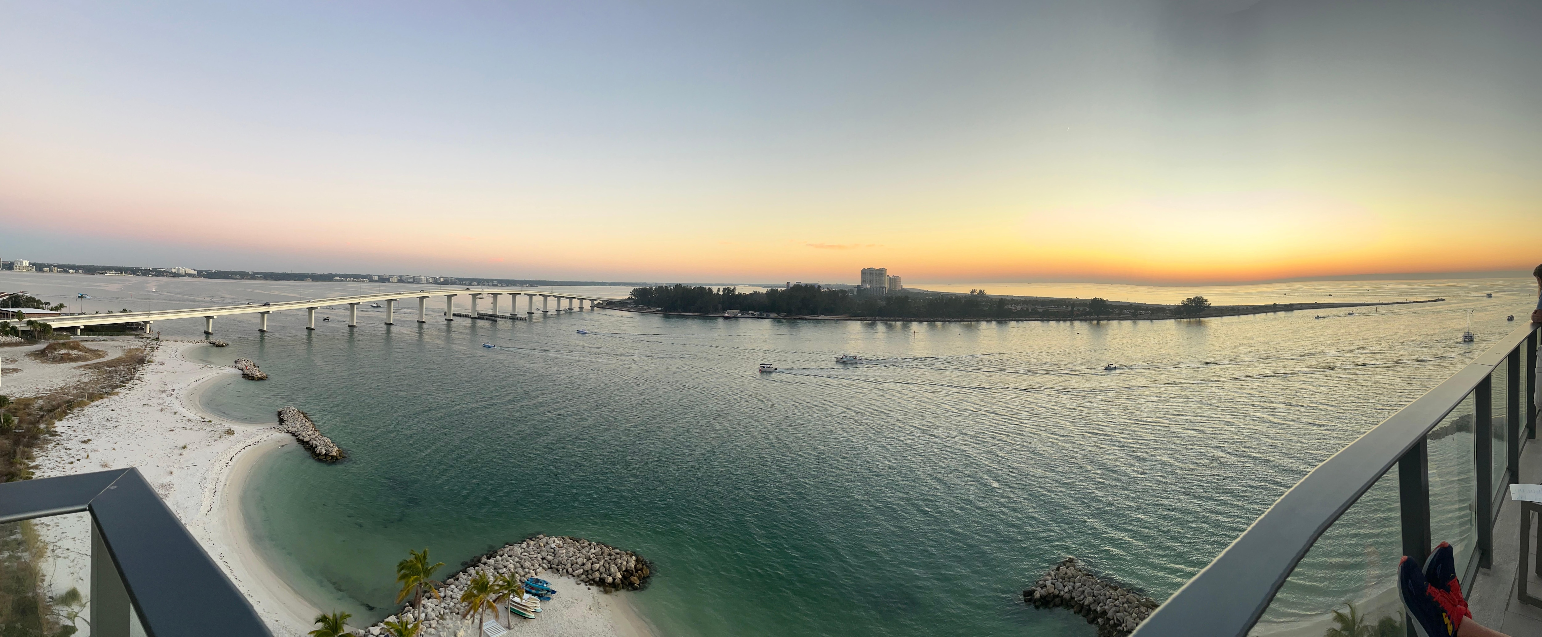 Panoramic view from the room