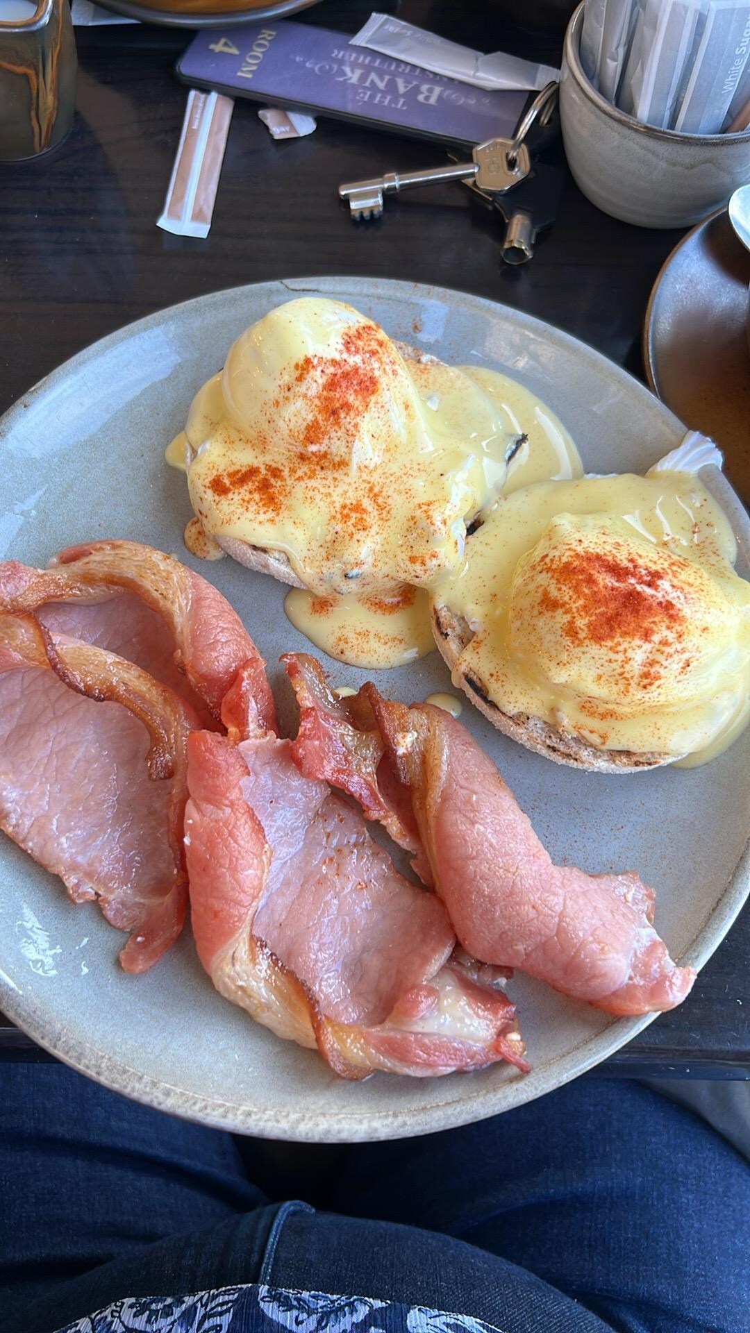 Eggs Benedict breakfast