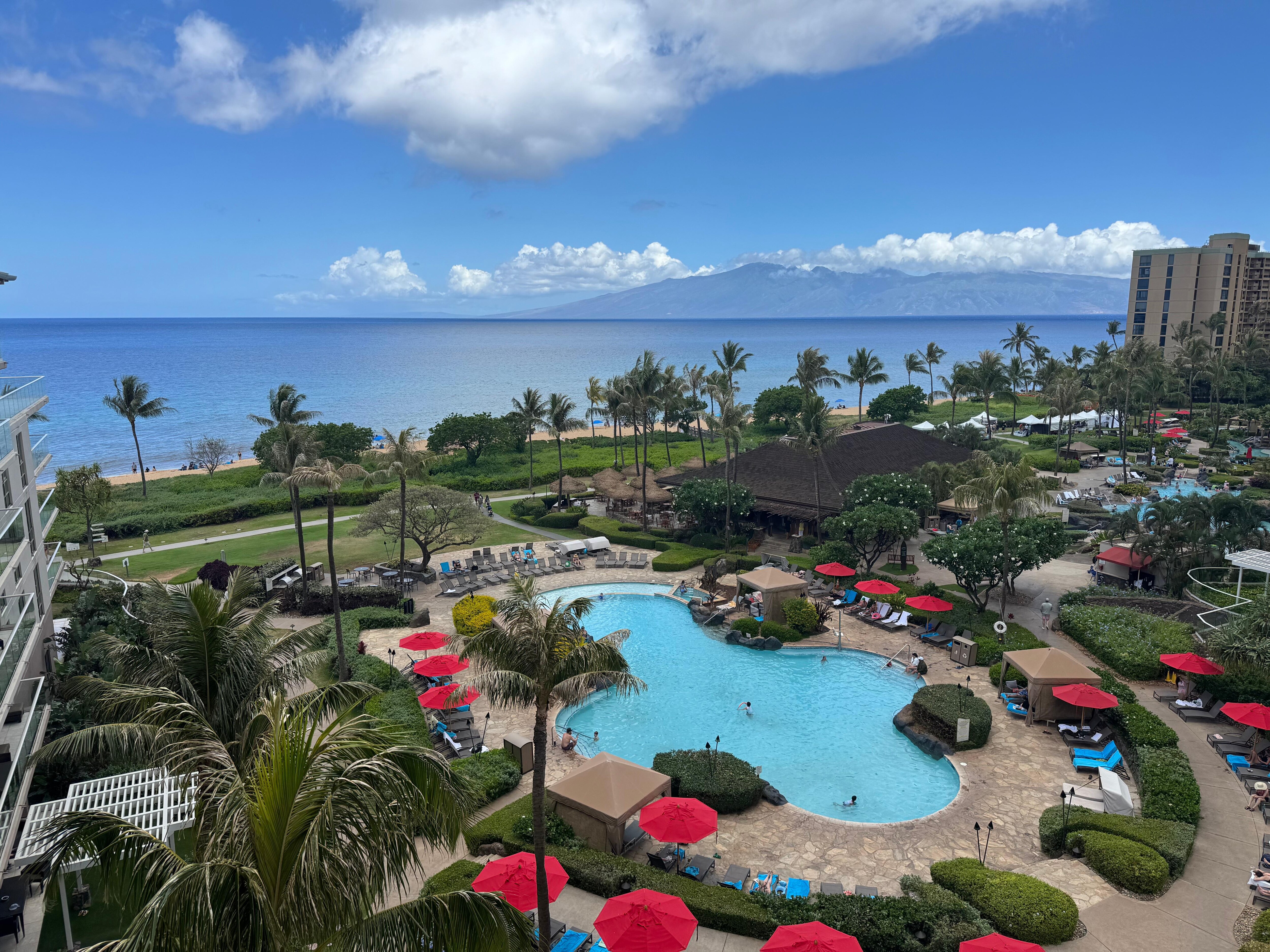 View from the balcony.