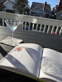 Enjoying peaceful patio life
