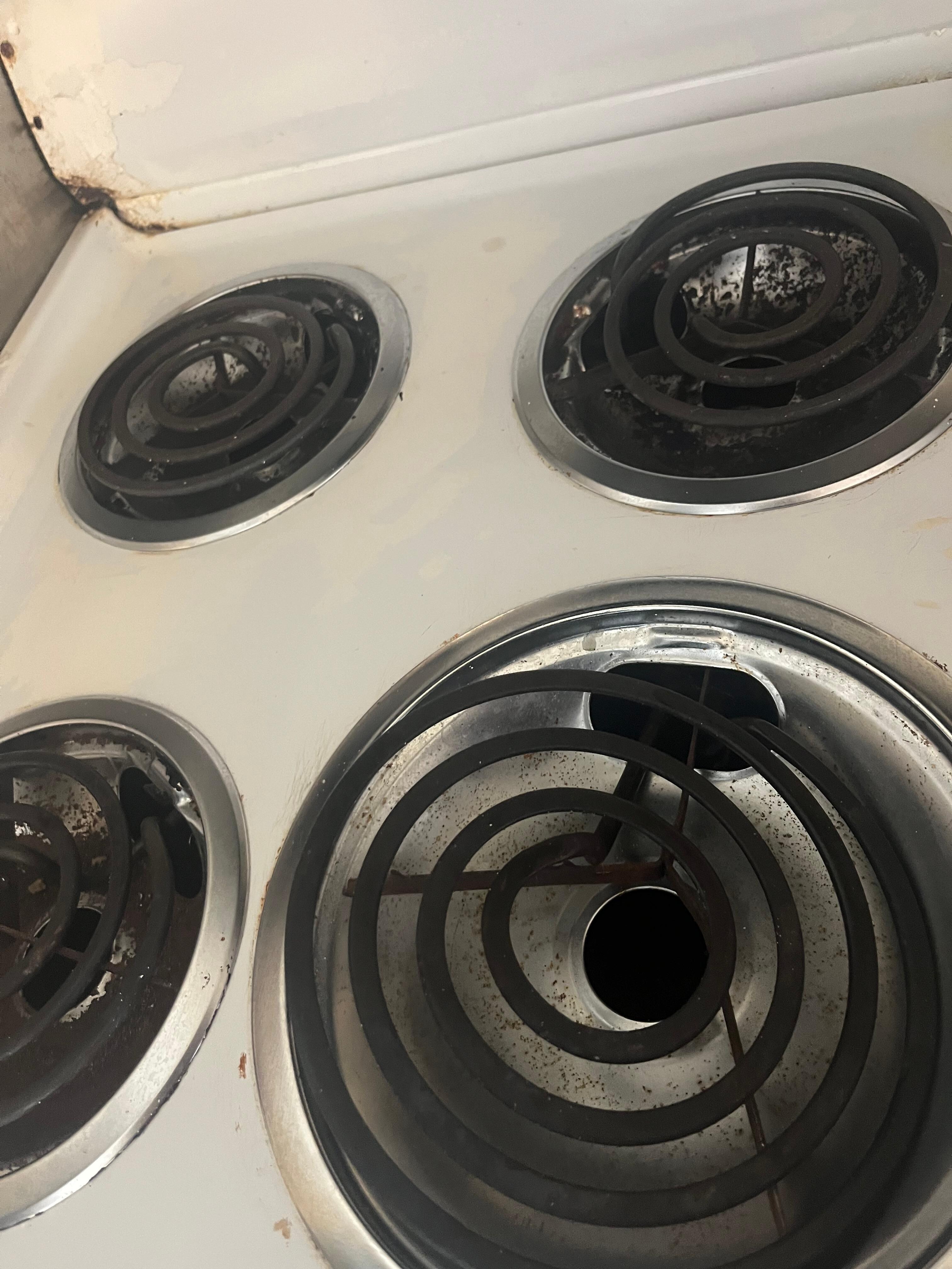 Dirty stove