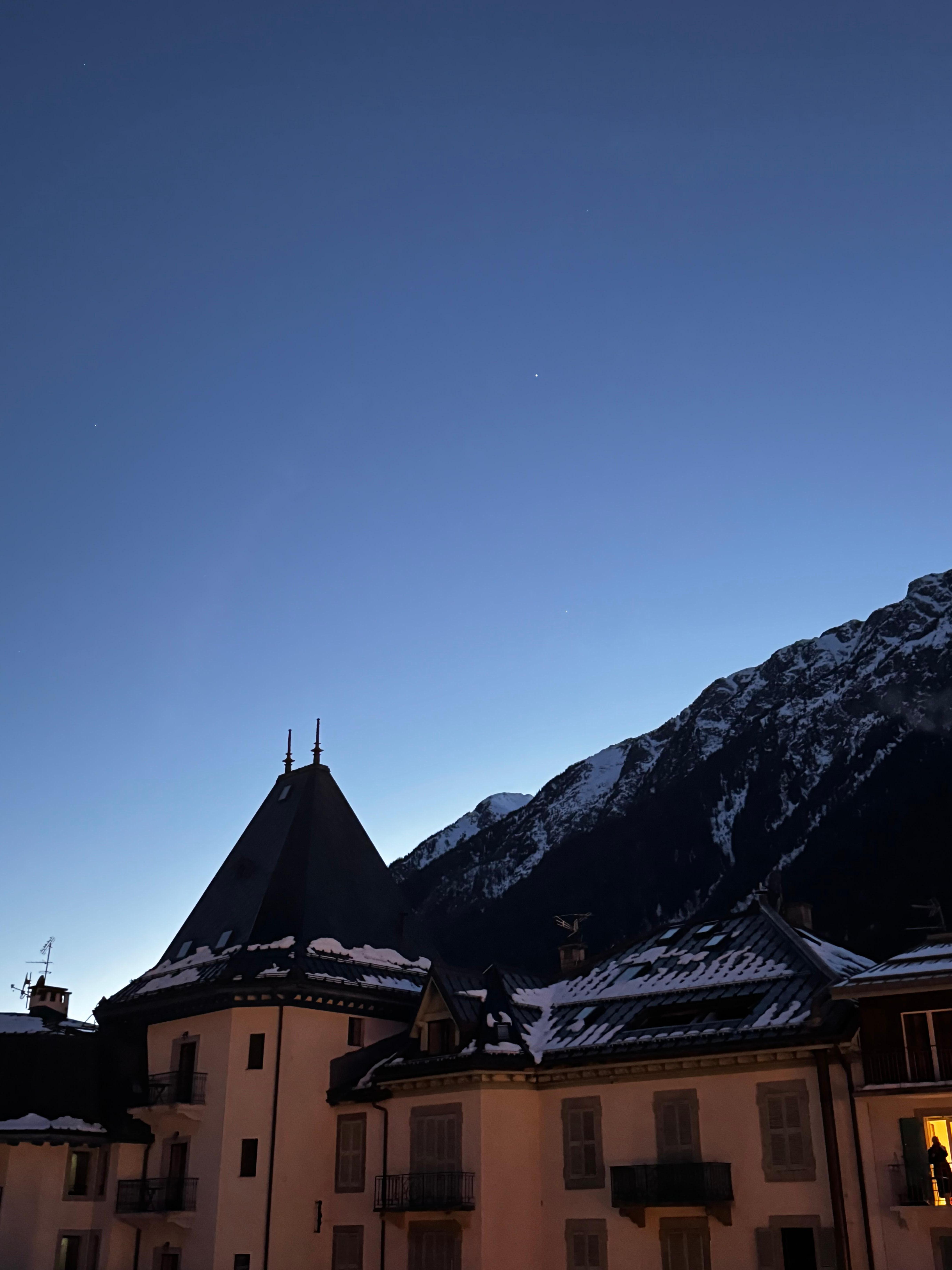Evening view from room