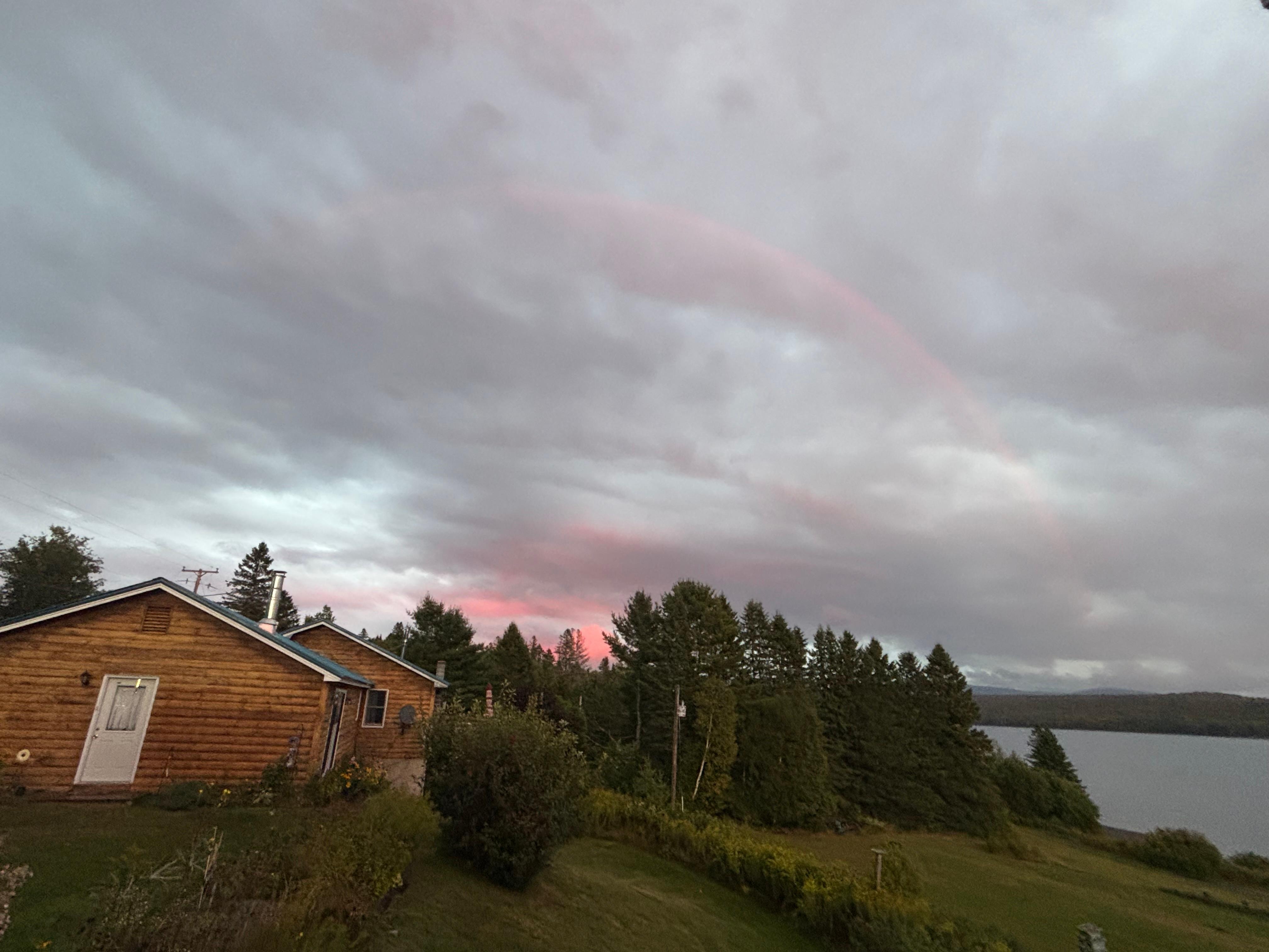 Rainbow after a storm