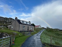 The sun does not always shine on the Isles but this cottage is a pot of gold at the end of the rainbow