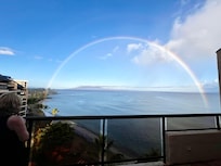 Main balcony overlooking ocean/pool/beach.