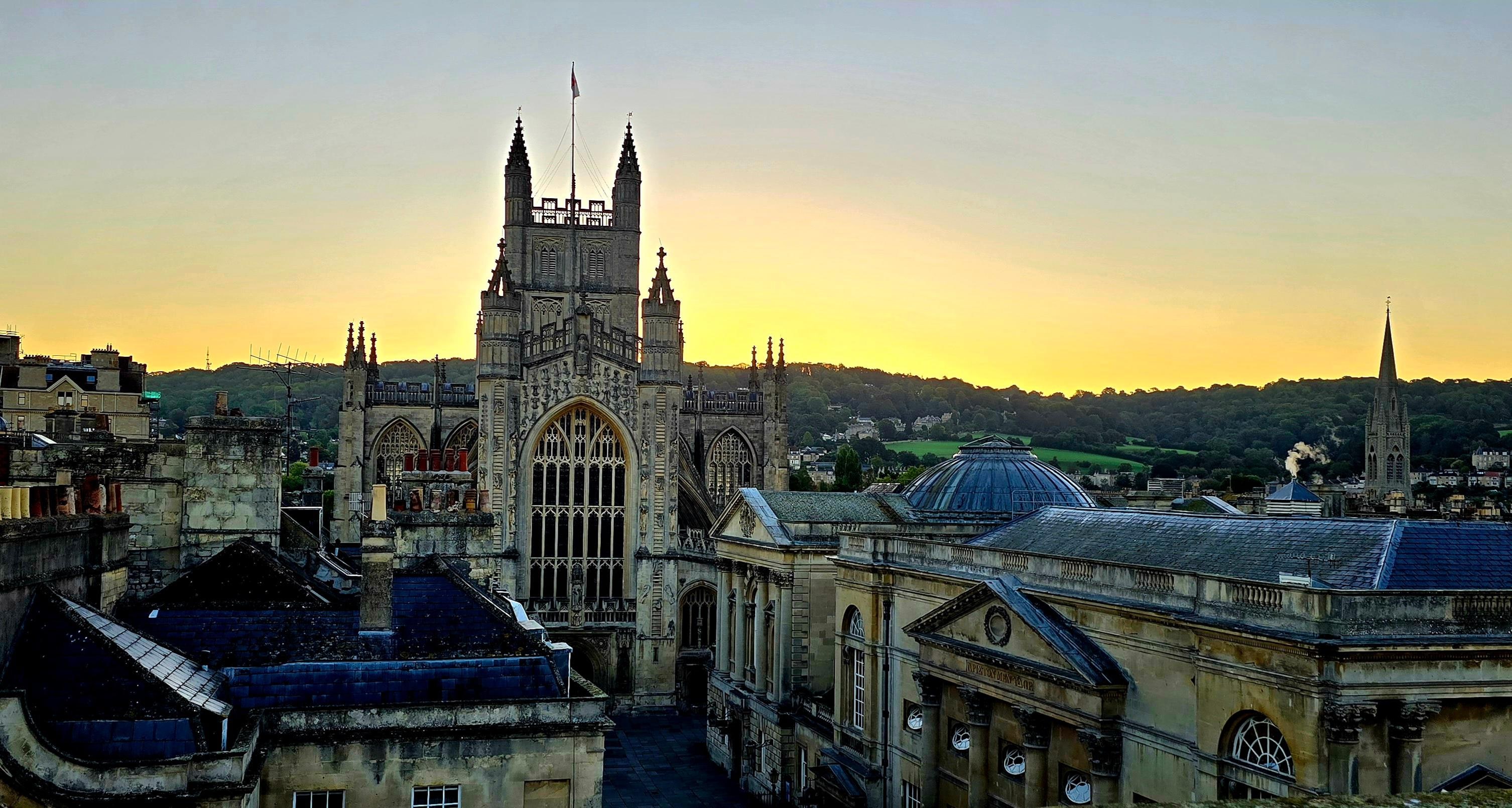 The view from the apartment. 