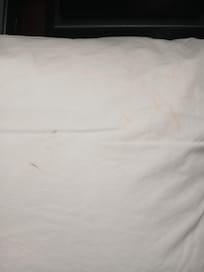 Makeup on pillow