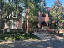 Rental on left/construction on right