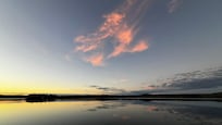 Lake in the evening