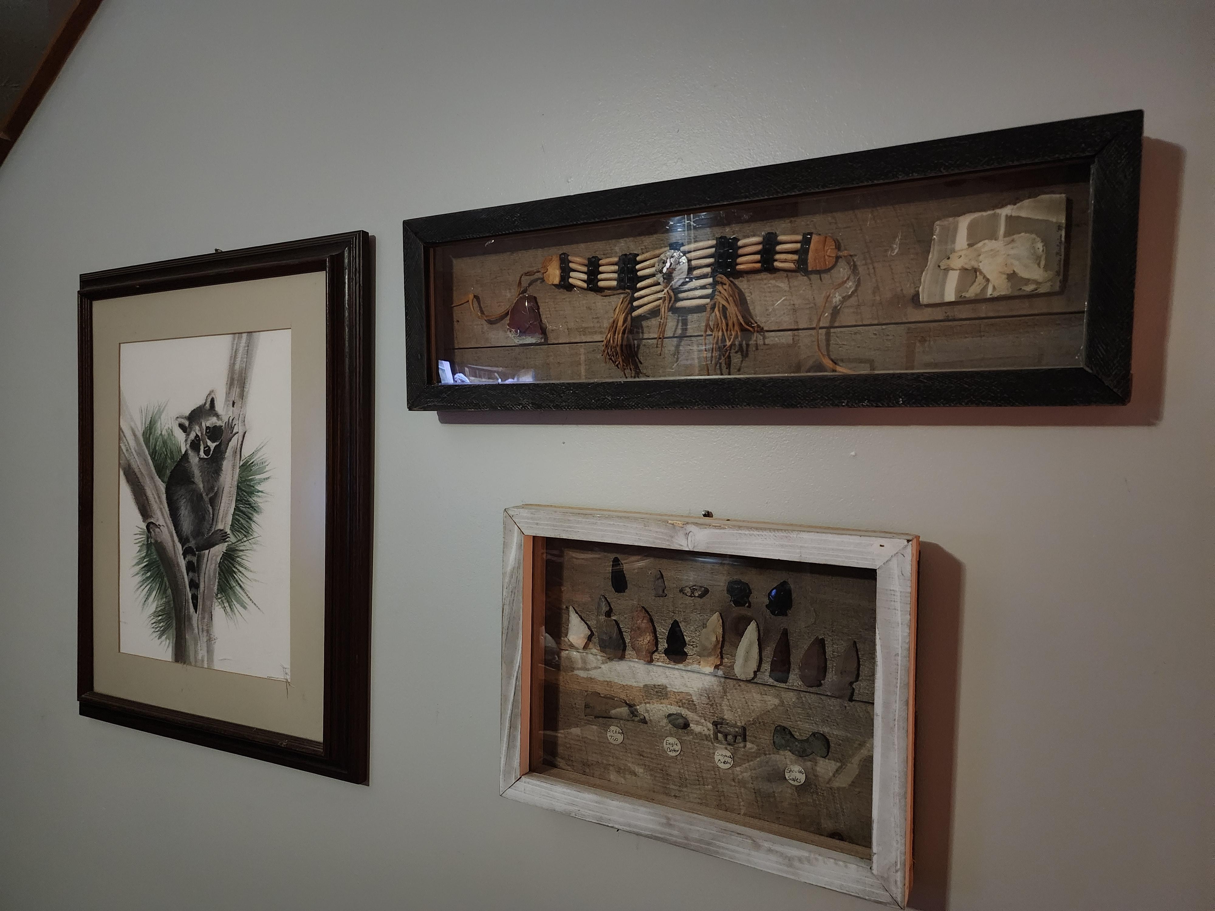 Beautiful American Indian decor inside the chalet