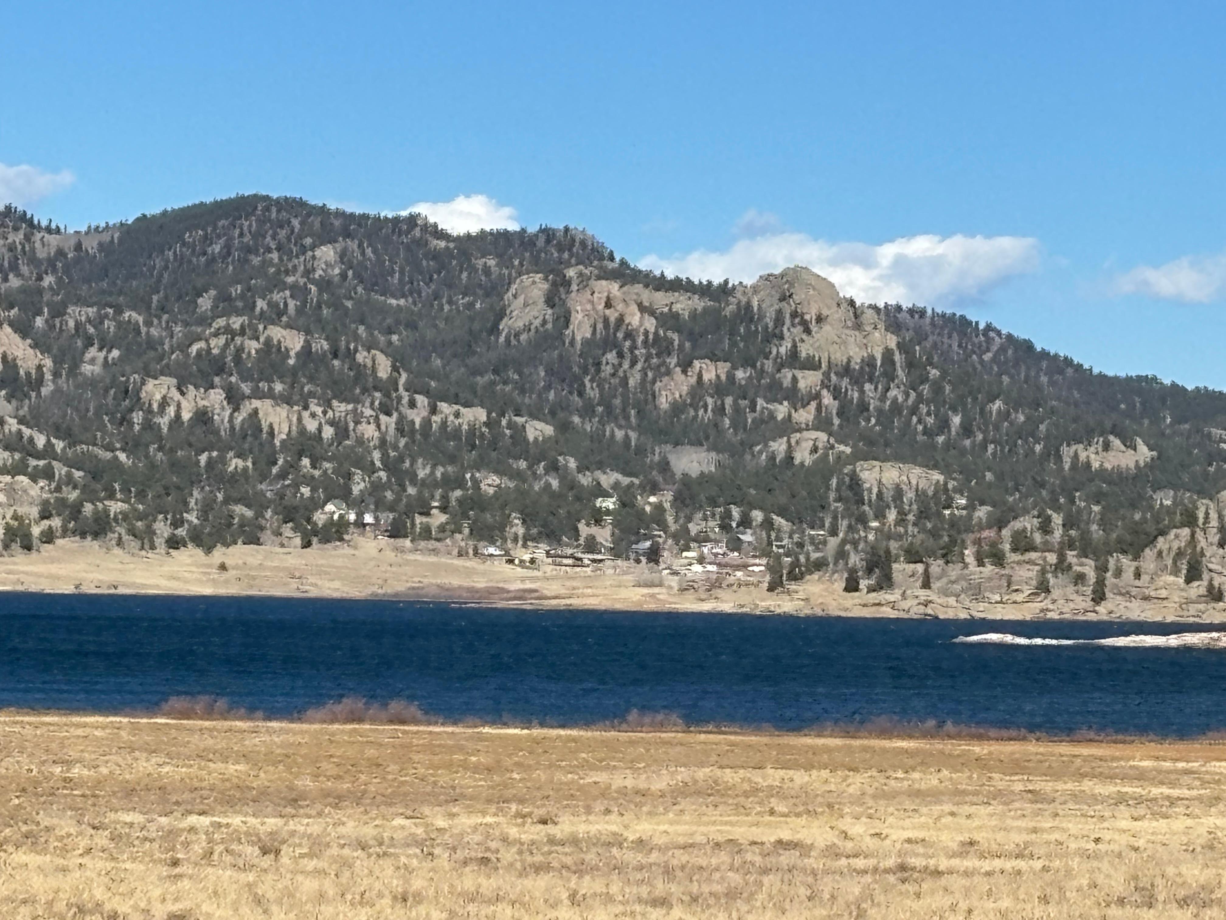 View from opposite shore