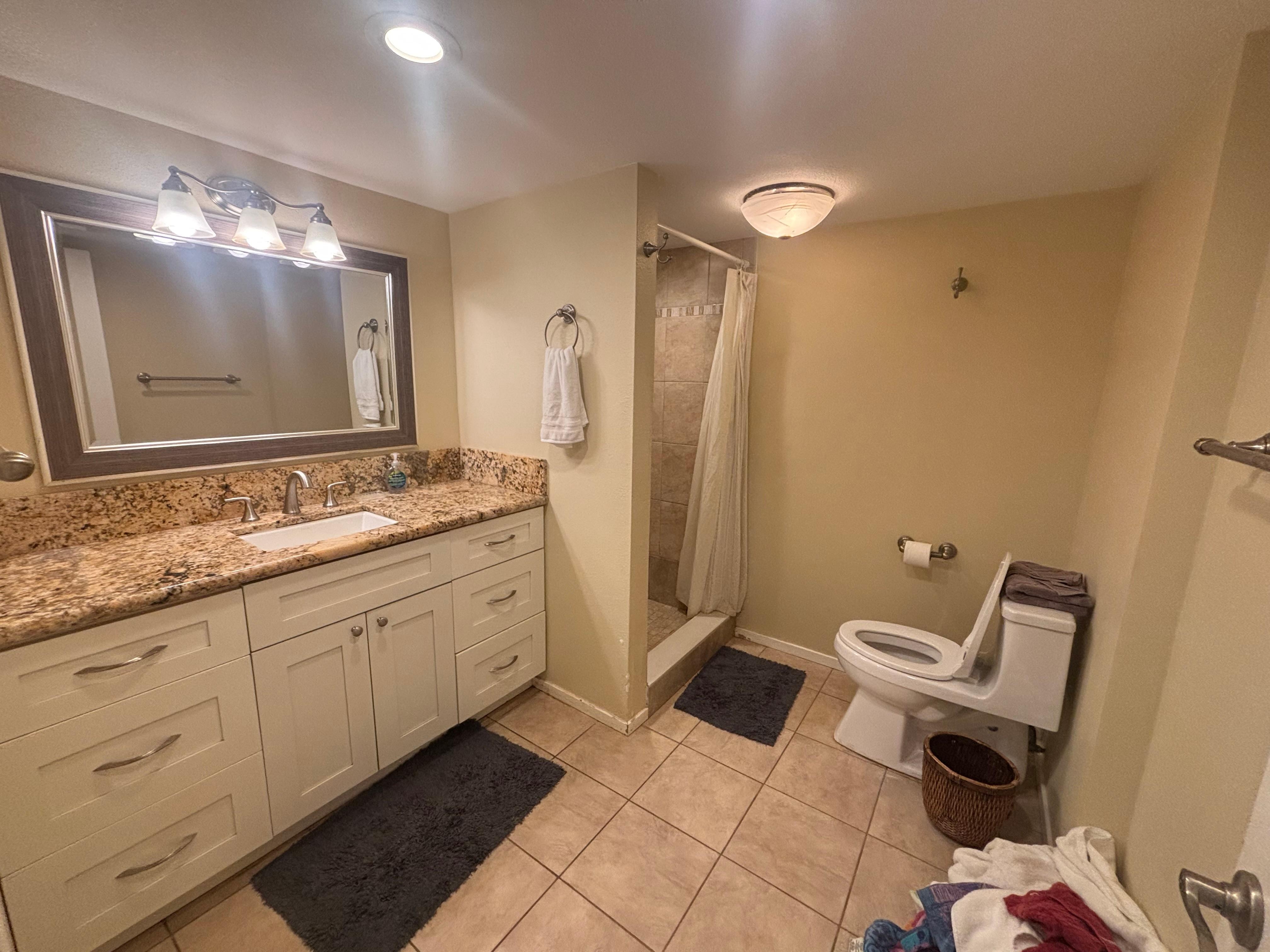 Large bathroom.