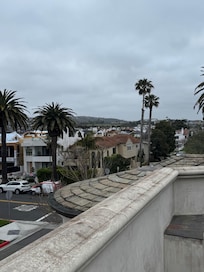 From the rooftop.