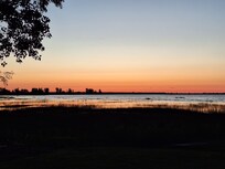 Sunrise from the deck.