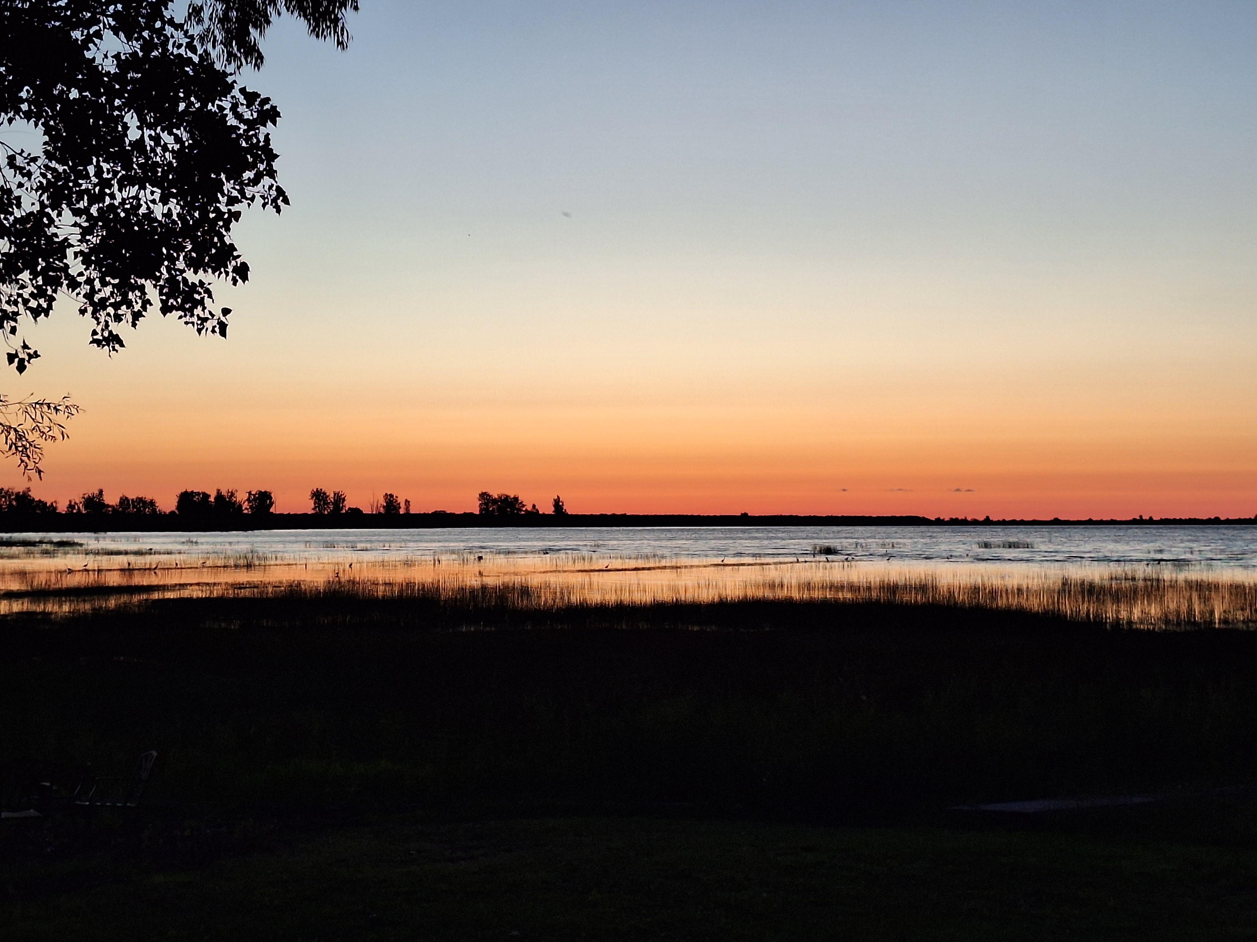 Sunrise from the deck.