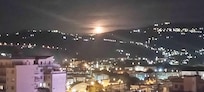 Rising moon over Agropoli