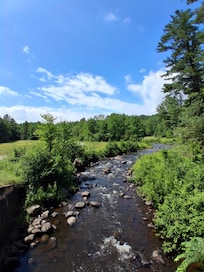 Creek behind the homes, 5 min walk down the road