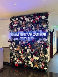 Lobby was well decorated!