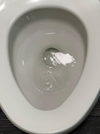 The toilet was not clean and had a ring around it