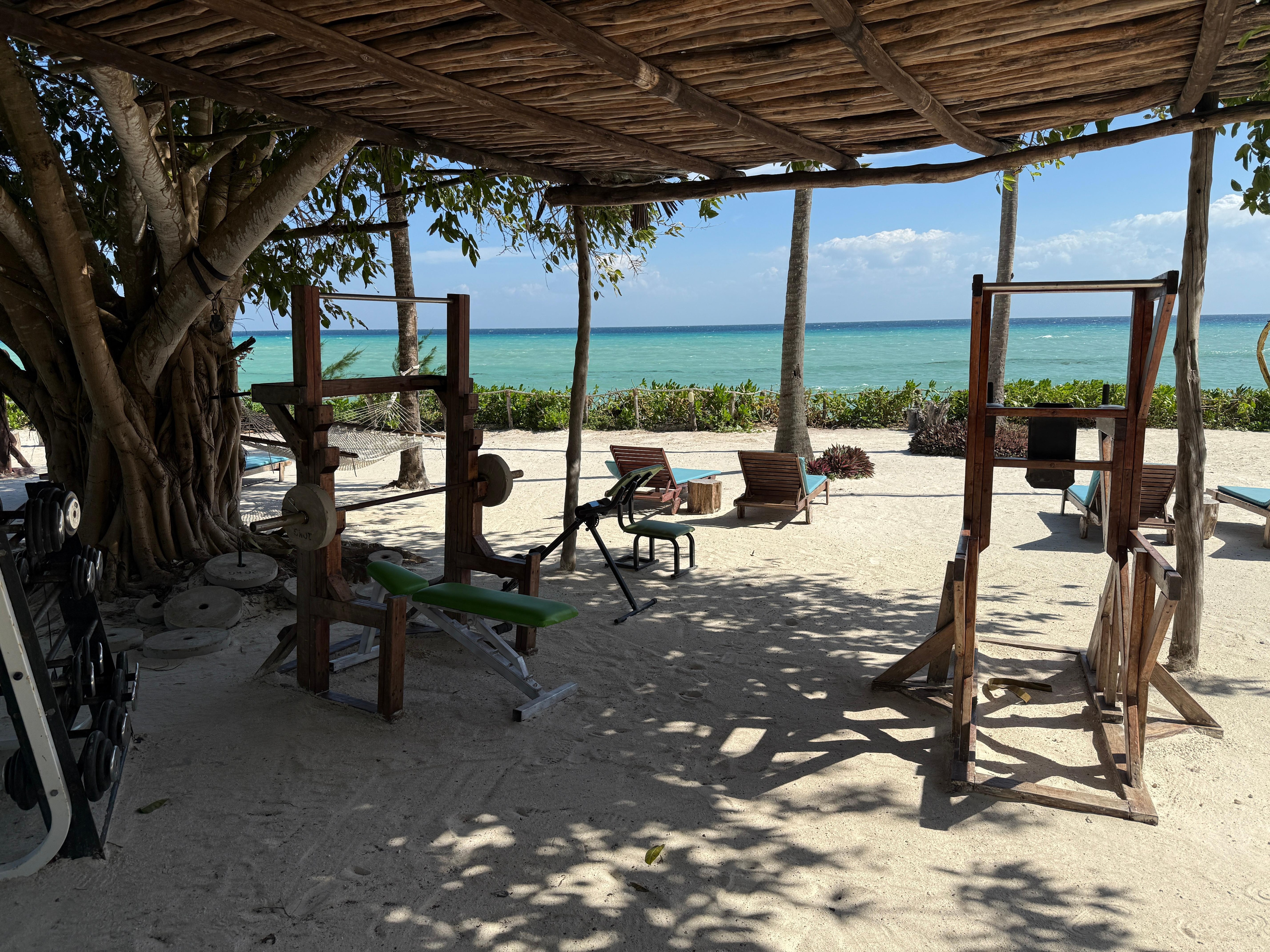 An idyllic spot to exercise.