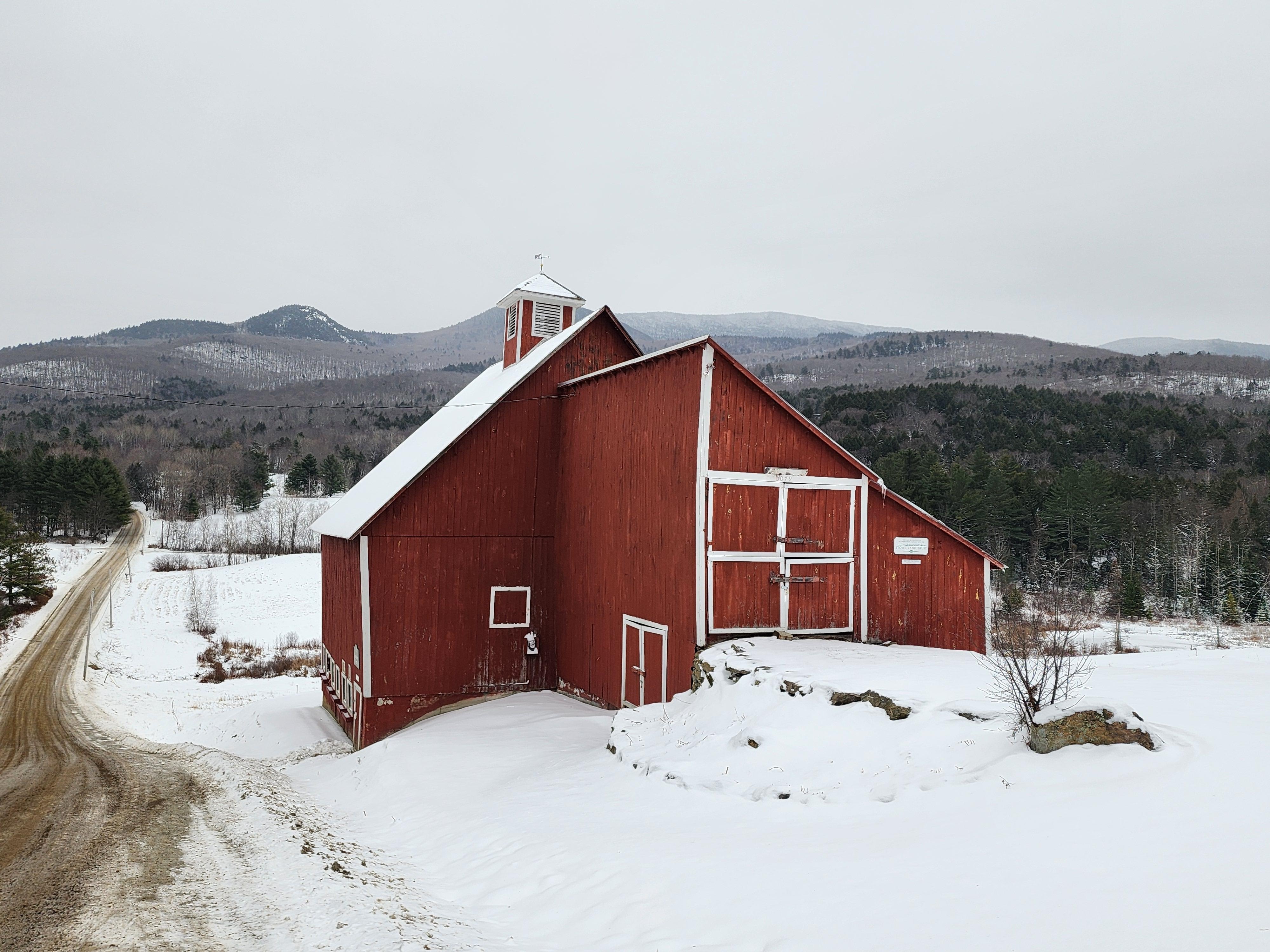 Grand View Farm barn just down the road from rental