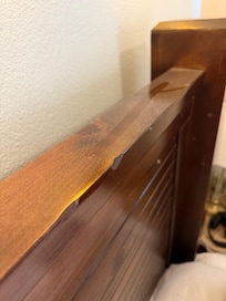 Dusty bed frame