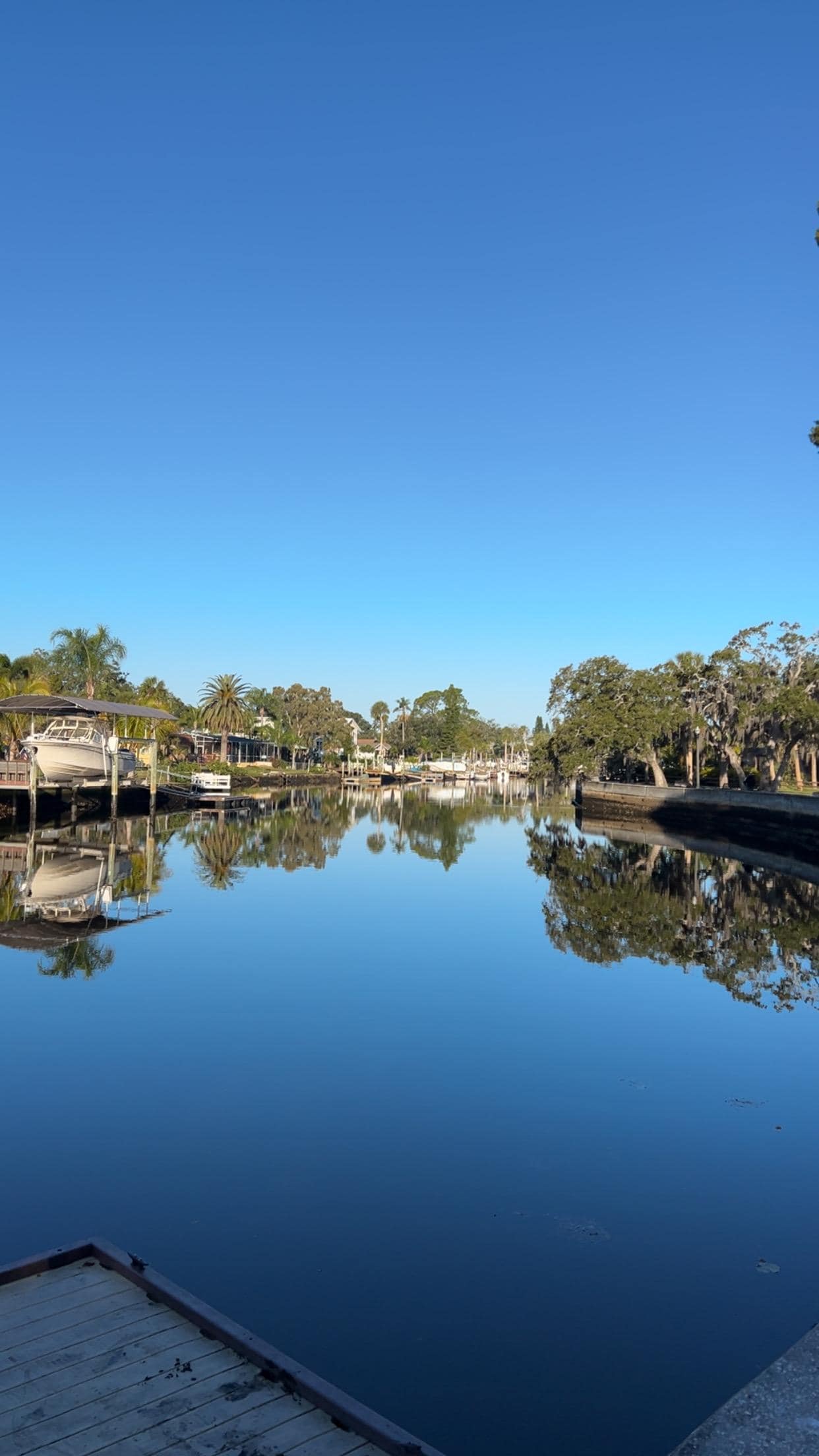 Just a short walk down a path at Sims Park 