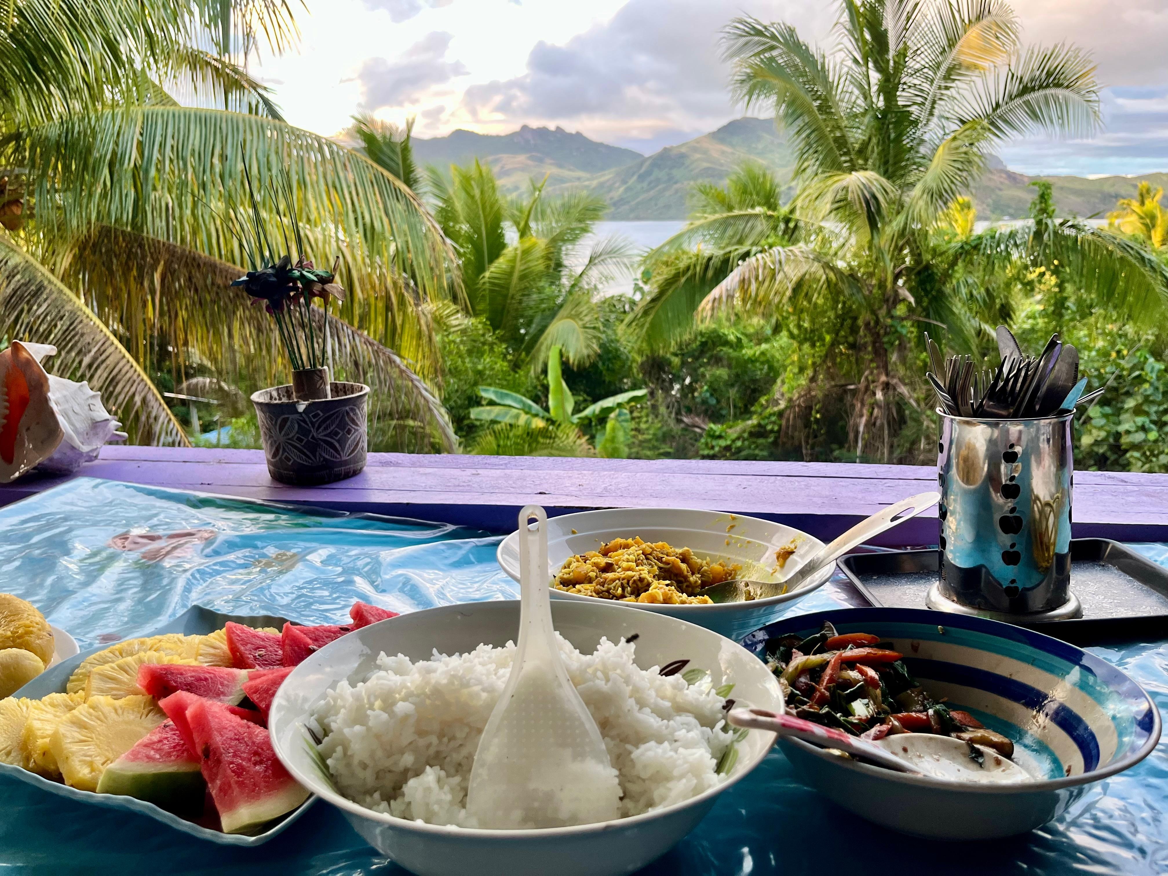 Your view while dining!!!