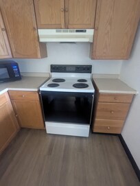 Stove had no handle - it was completely missing