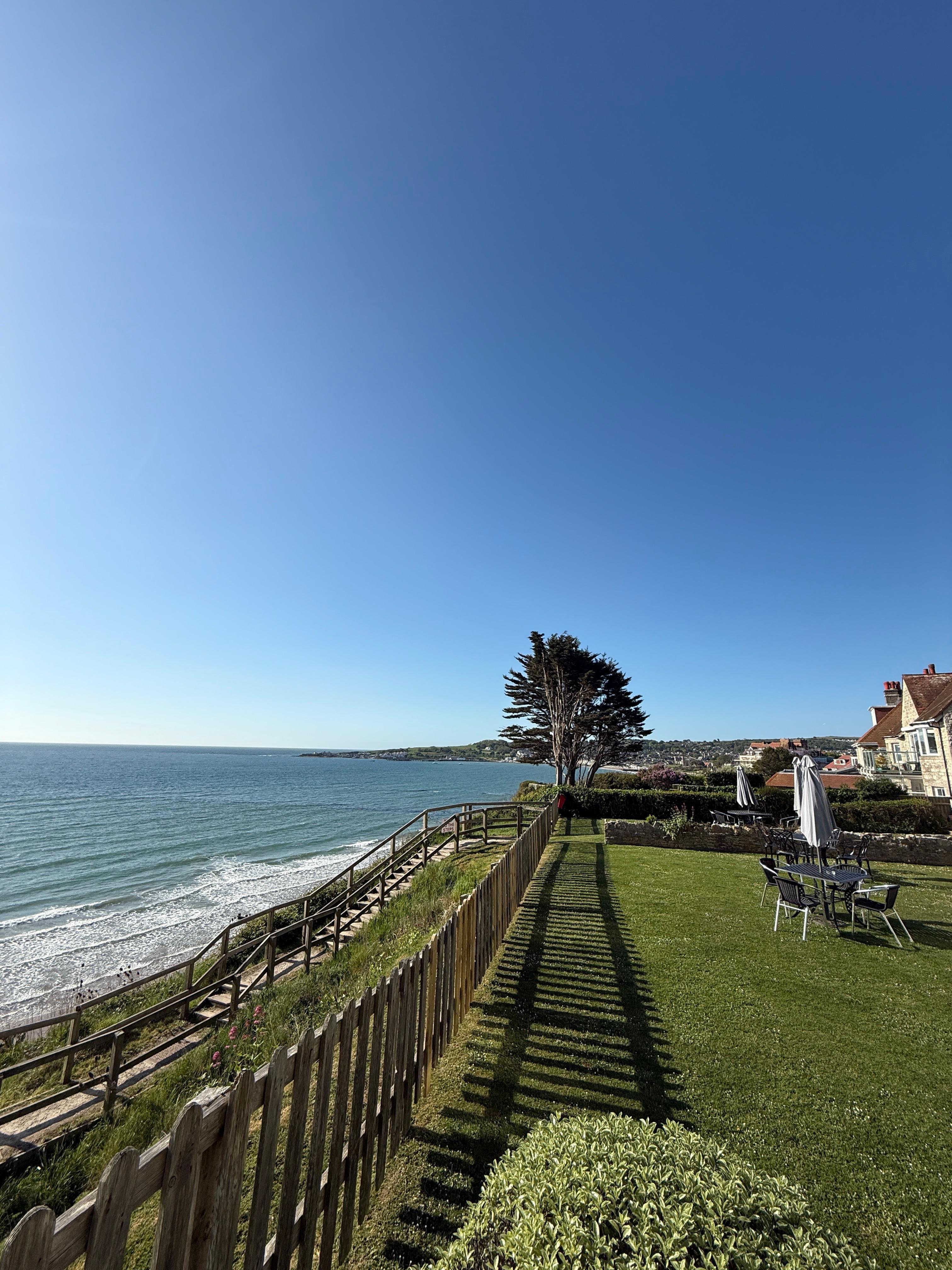 View from the hotel garden