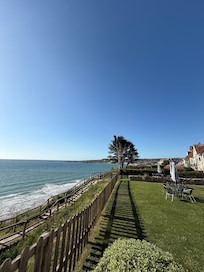 View from the hotel garden