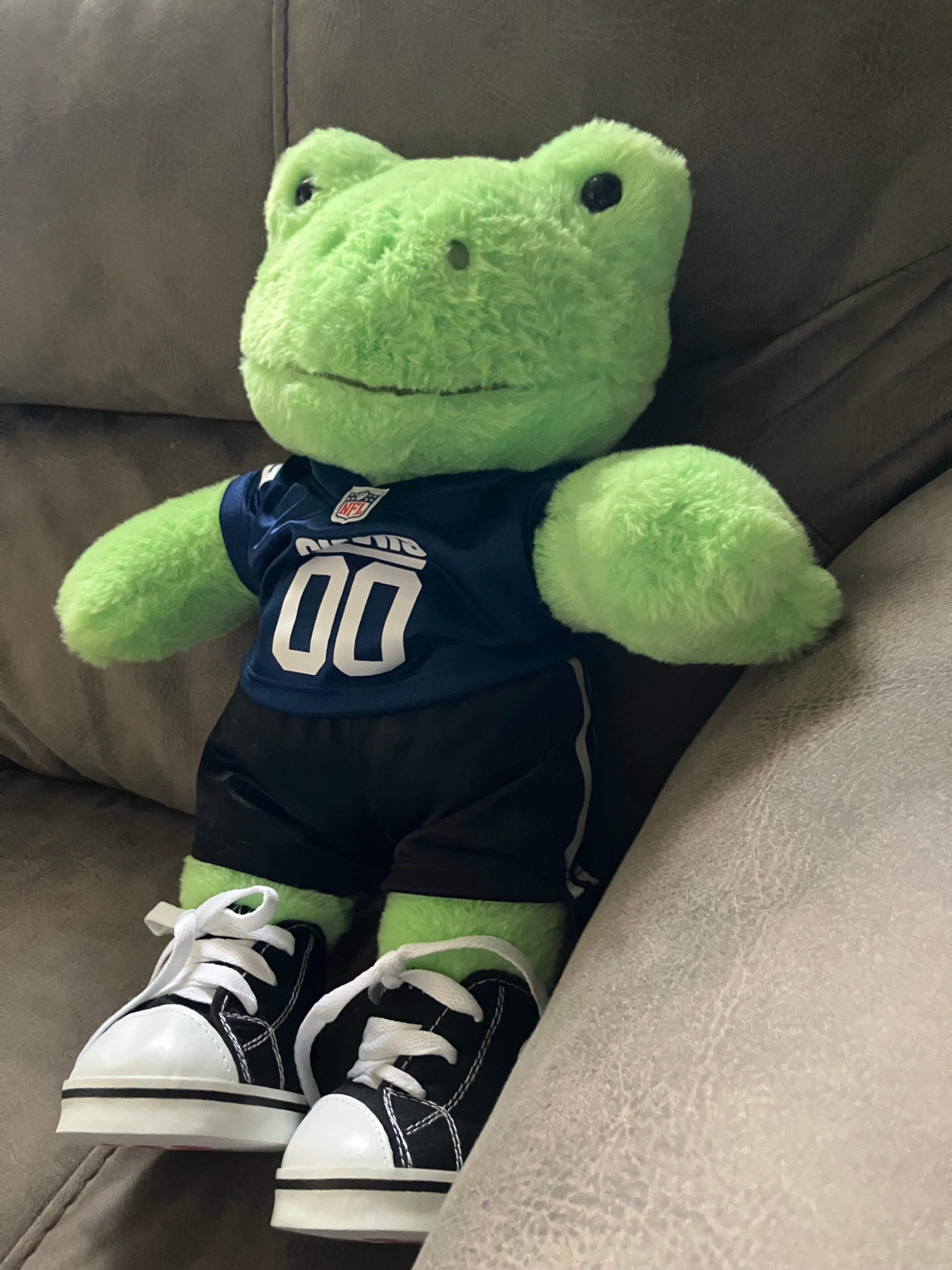 I didn’t tell the staff we added another guest. We met at build a bear