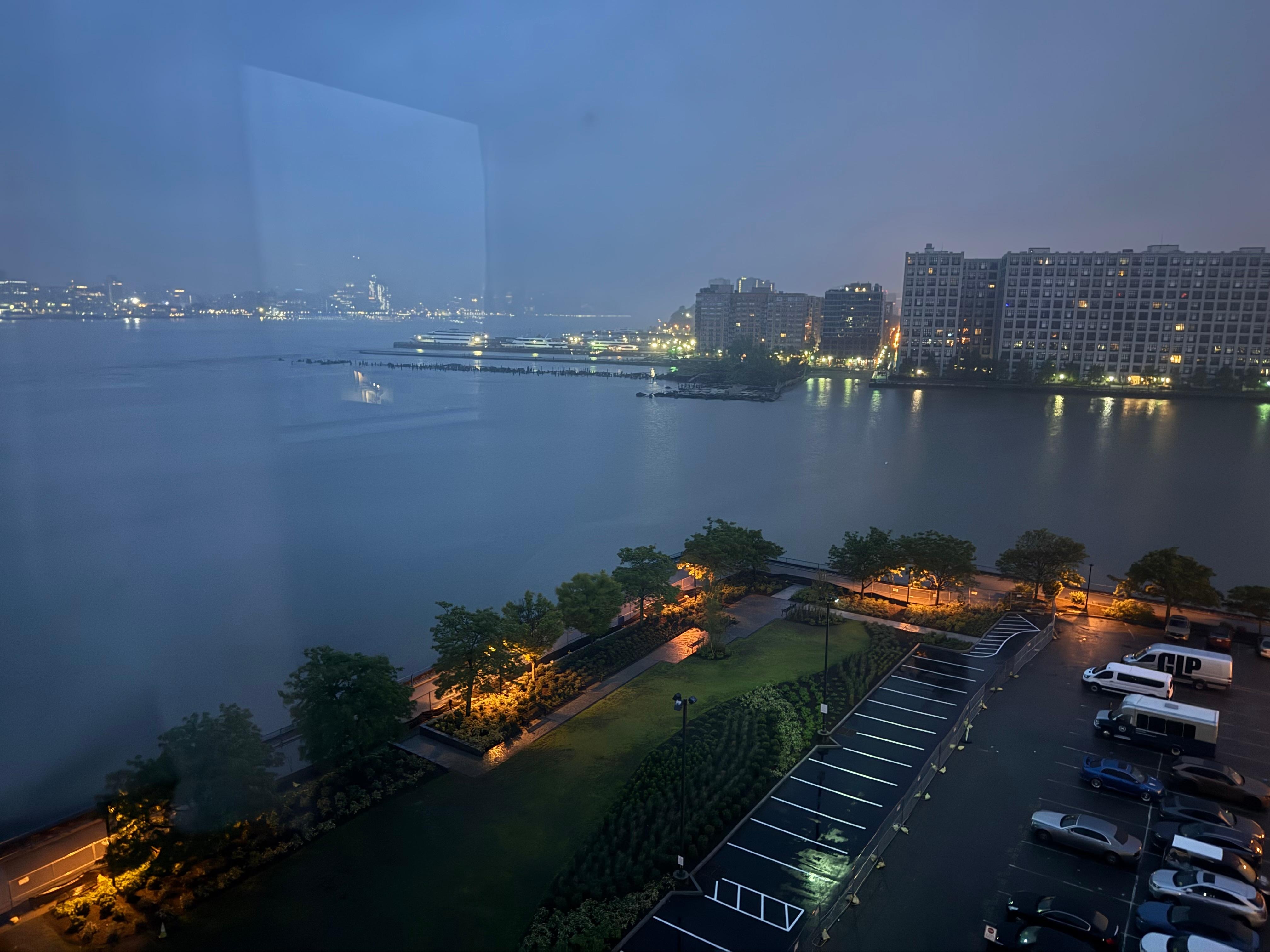 View from panoramic room