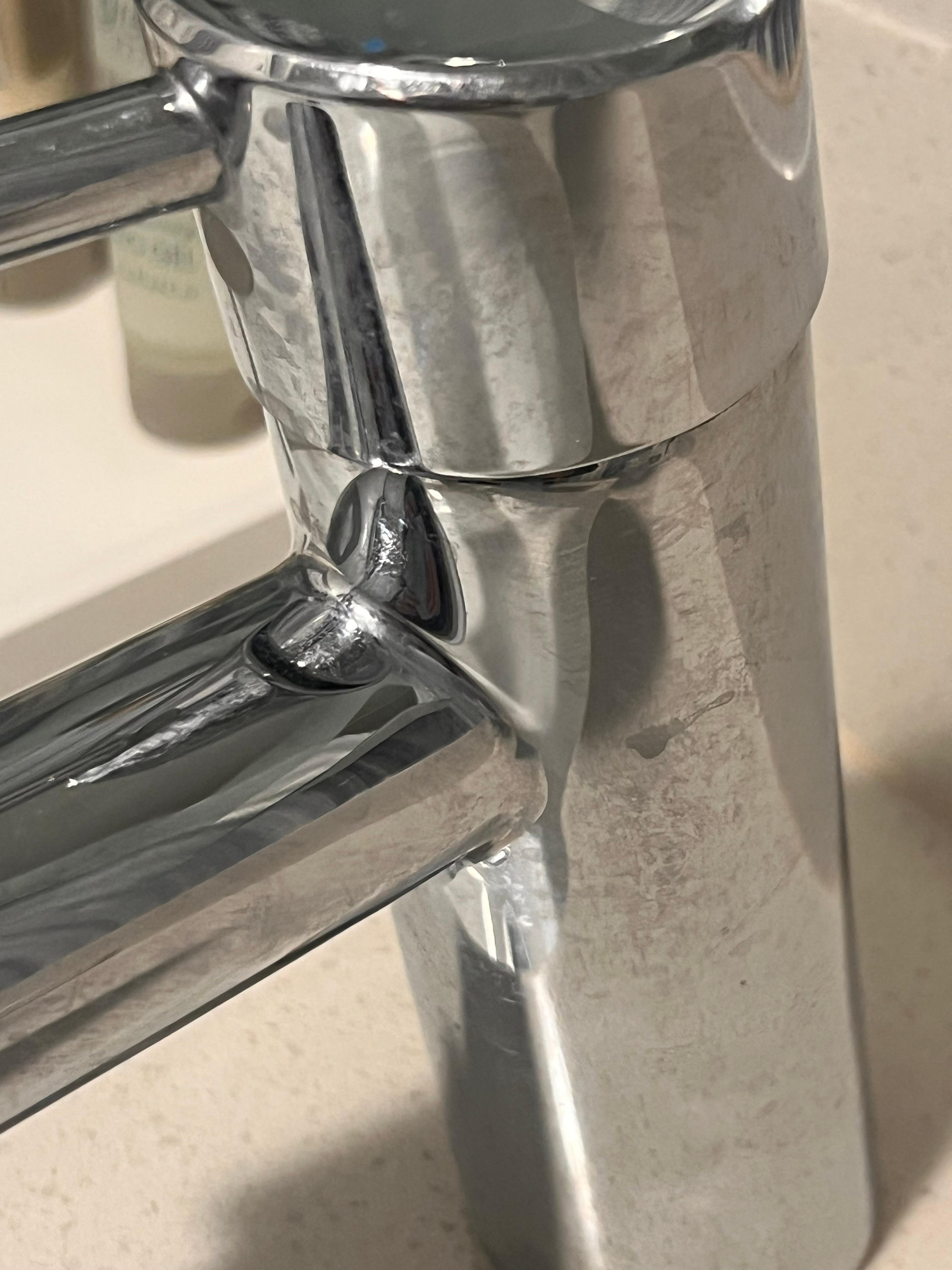 Dirty faucet handle 