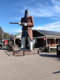 Ned Kelly historical museum.
Glenrowan