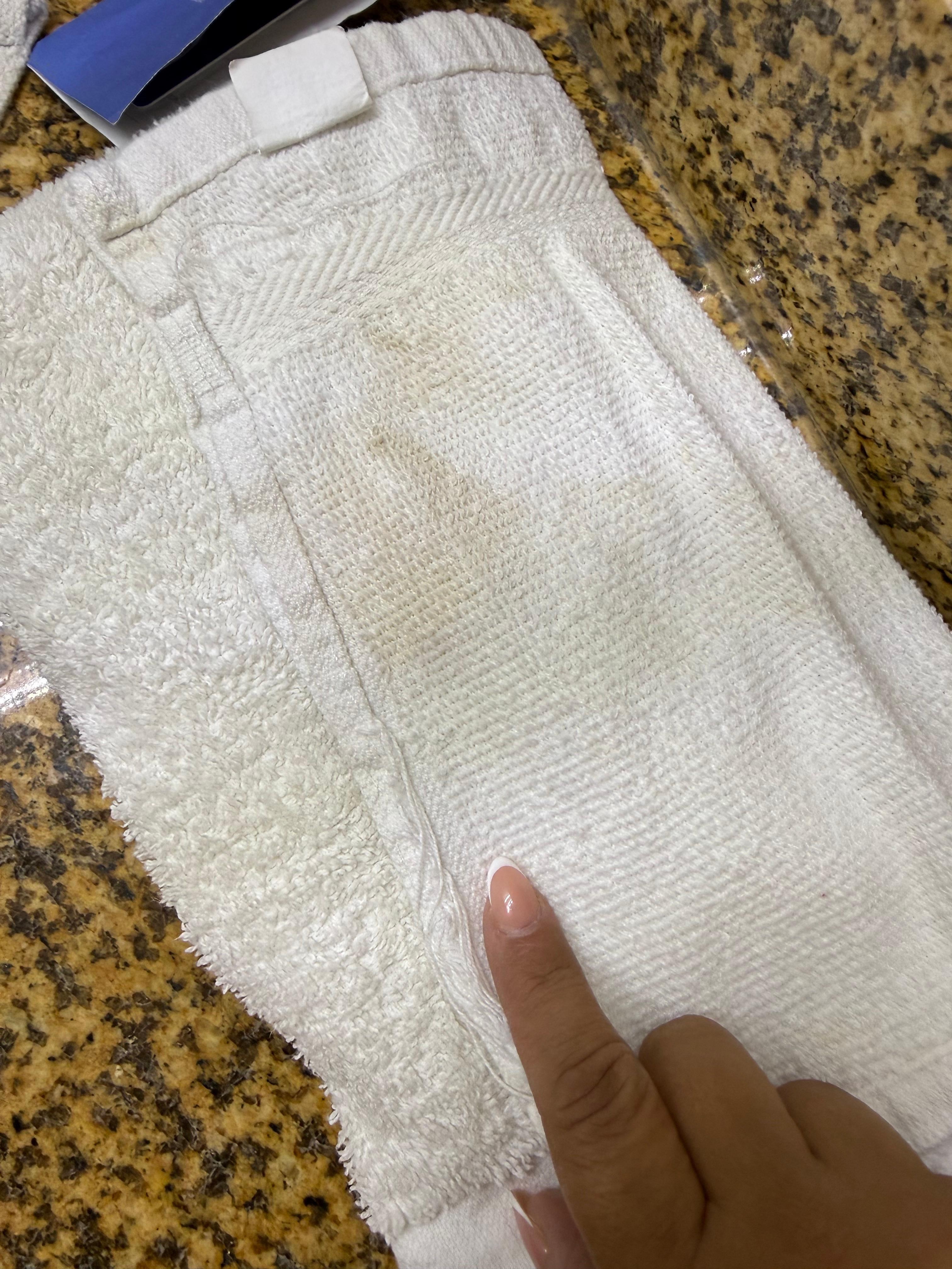 clean stain towels 