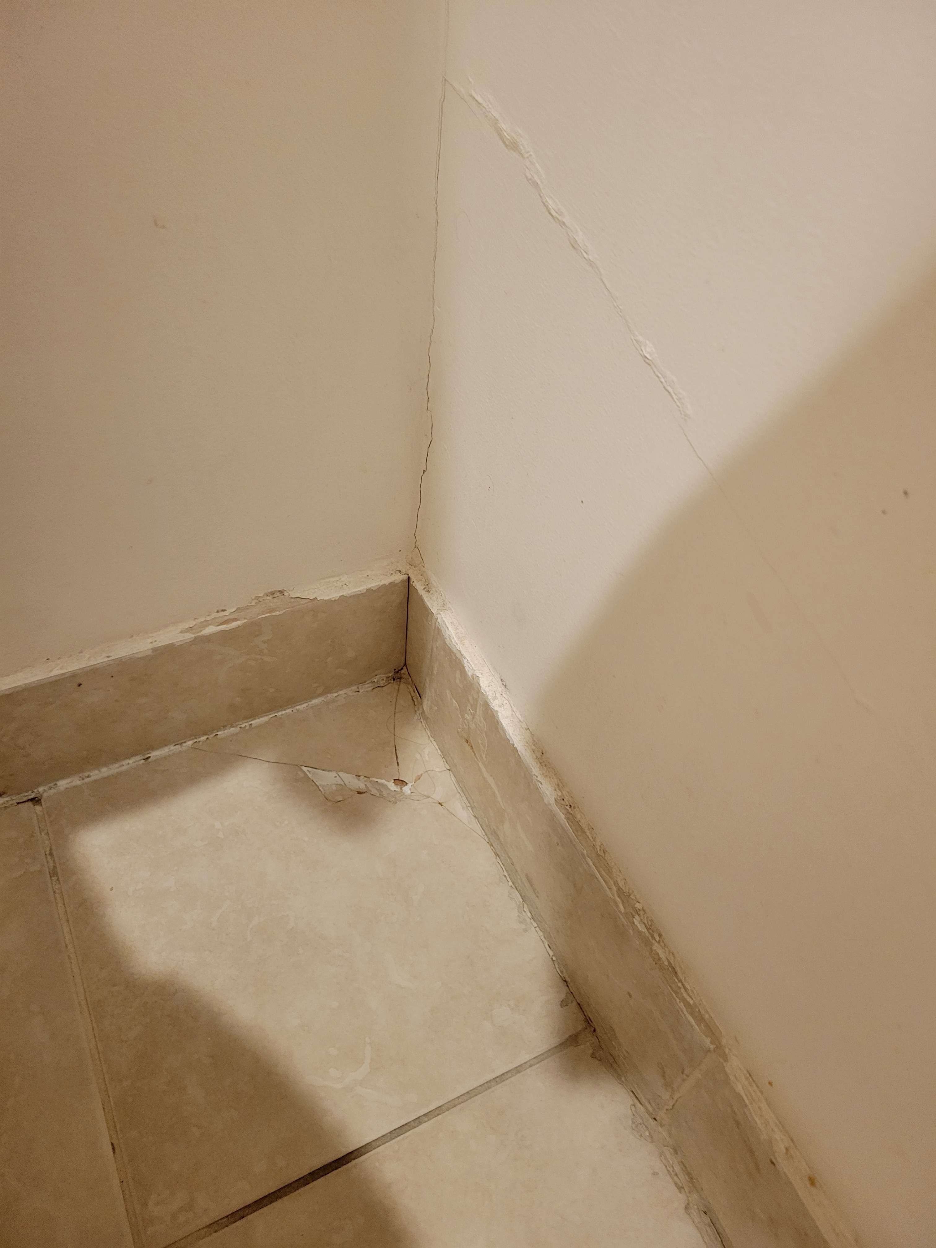 What happened in this bathroom?