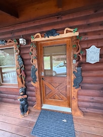 Loved the bear decorations on the outside!