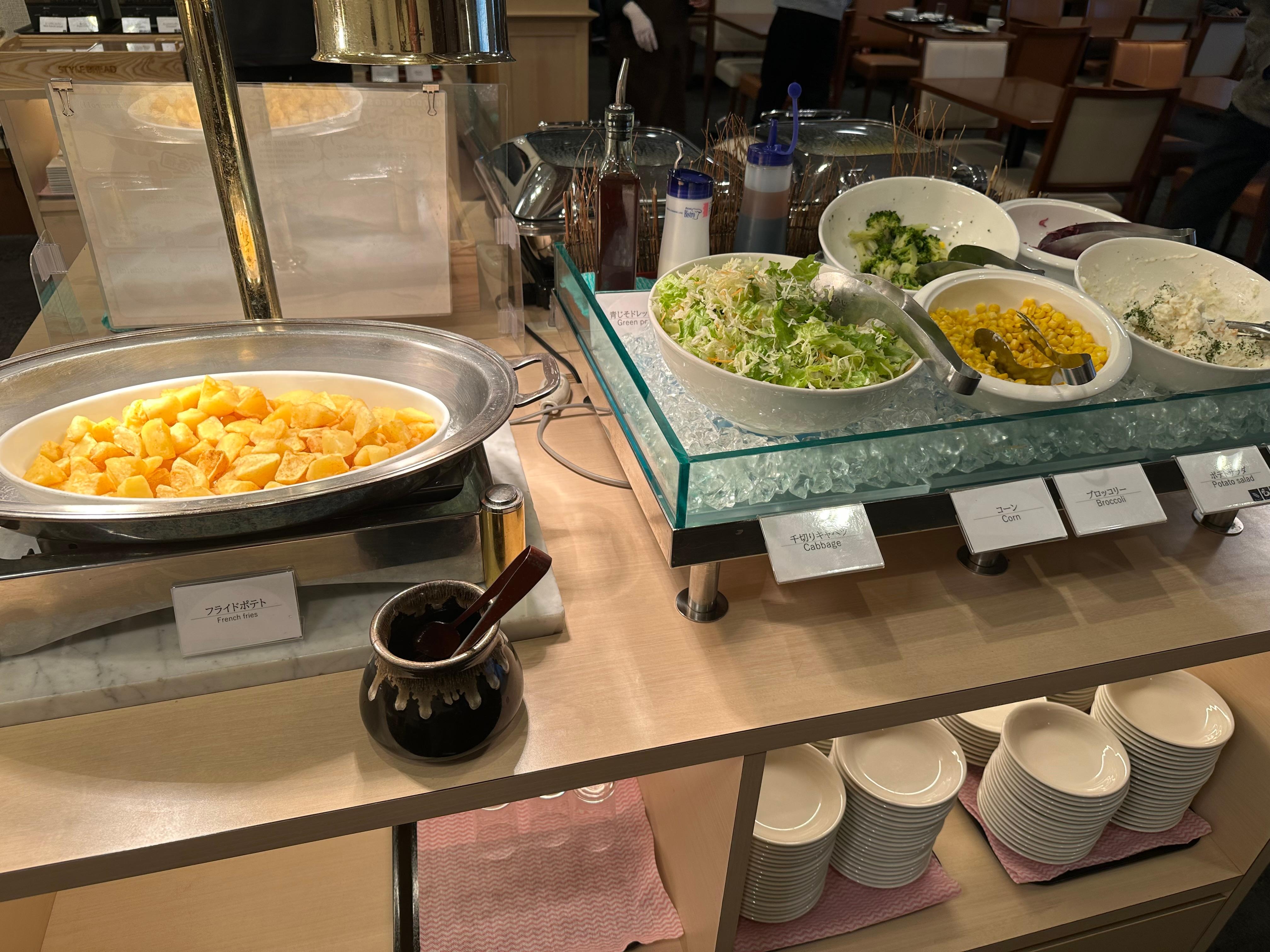 Only part of the hotel breakfast